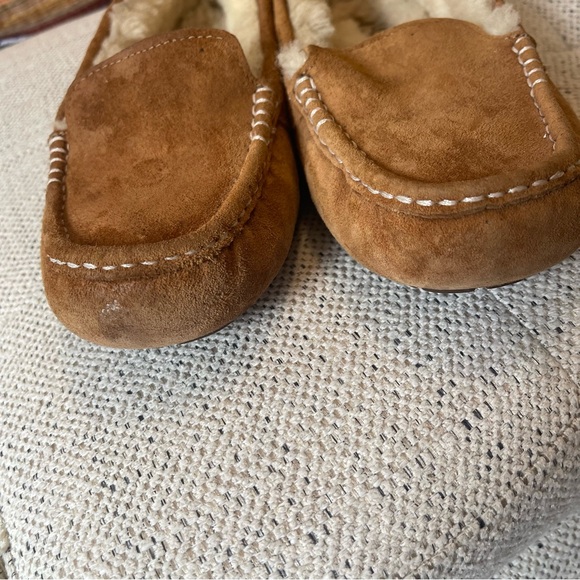 UGG Men's Tan Suede Loafers - Picture 9 of 9